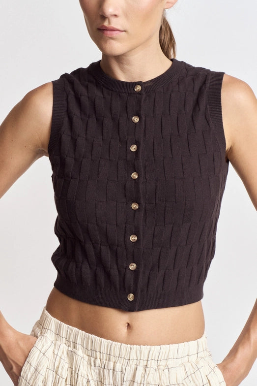 QUINN VEST - BLACK