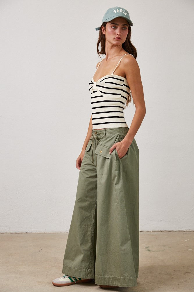BREE REMOVABLE STRAP TOP - WHITE