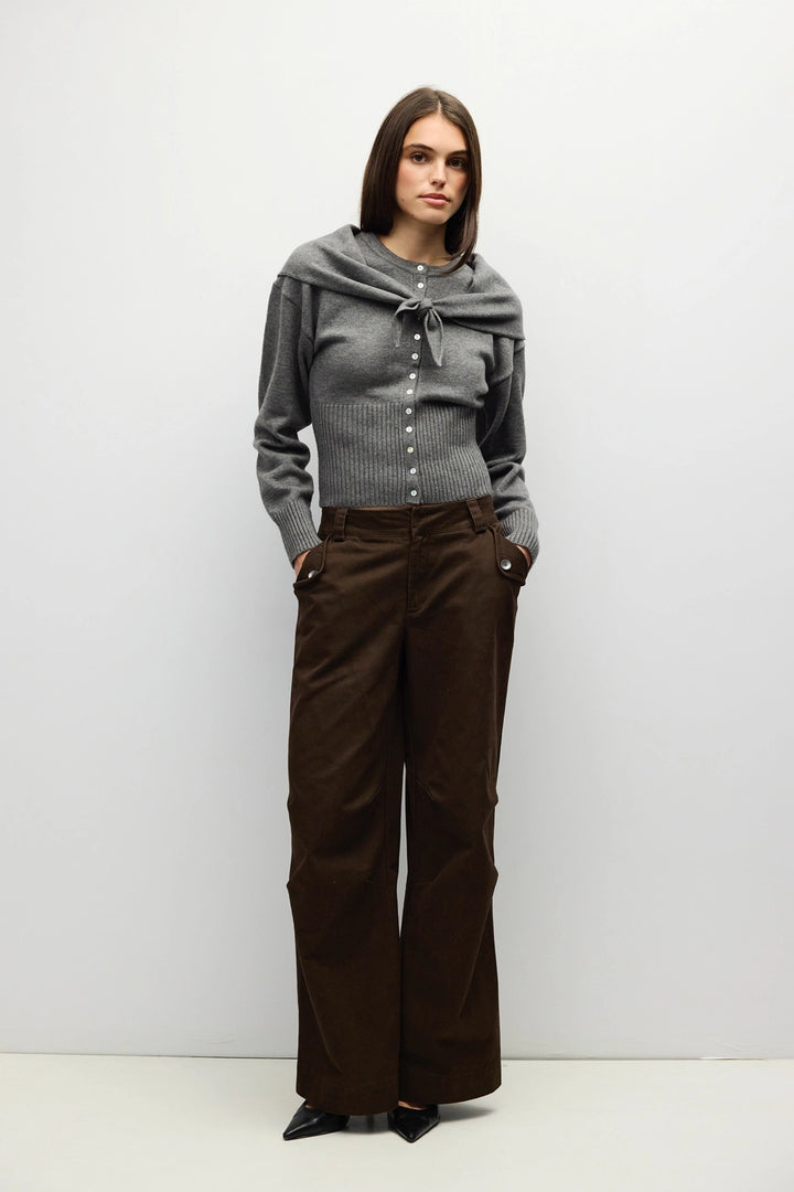 BRIANA CARDIGAN - GREY