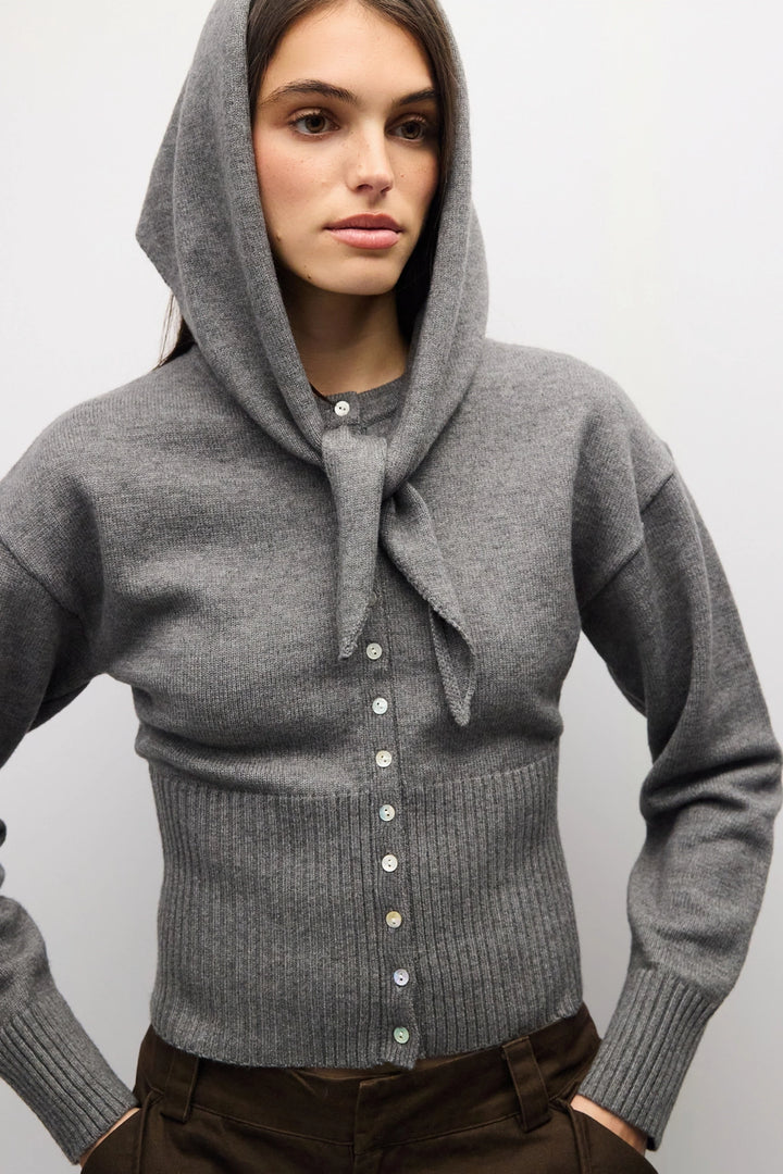 BRIANA CARDIGAN - GREY