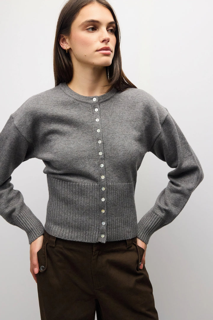 BRIANA CARDIGAN - GREY