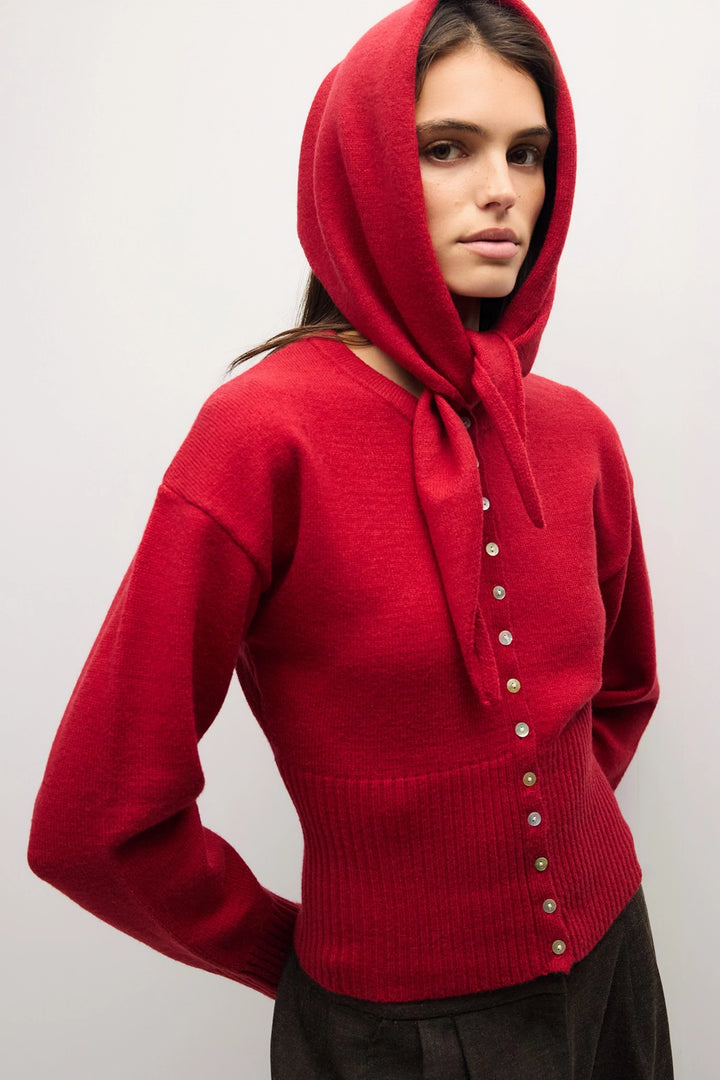 BRIANA CARDIGAN - RED