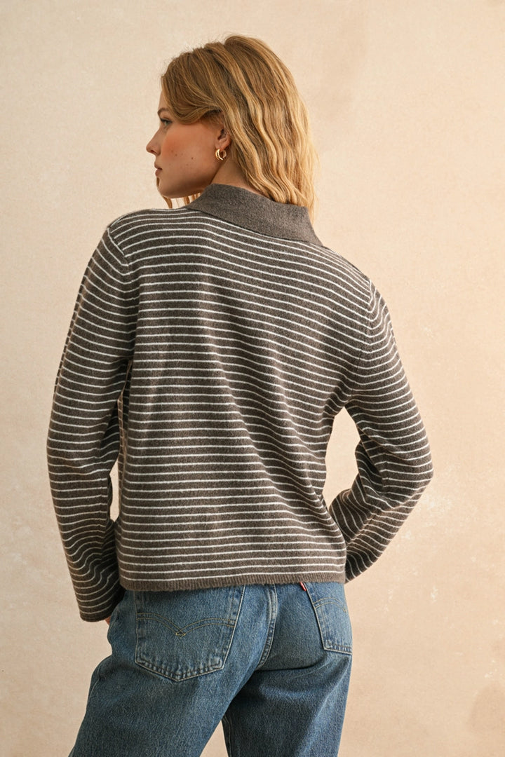 JANIE STRIPED SWEATER