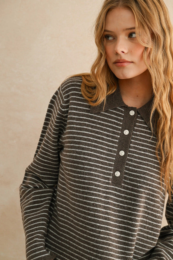 JANIE STRIPED SWEATER