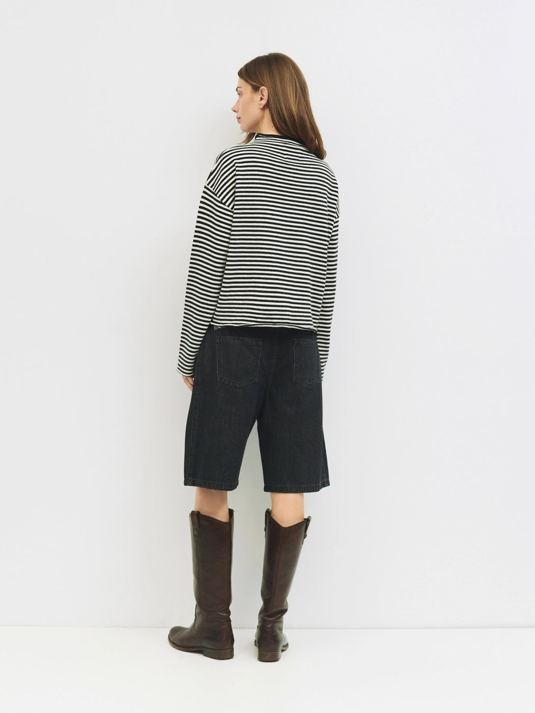 ELISA CARDIGAN - BLACK & WHITE