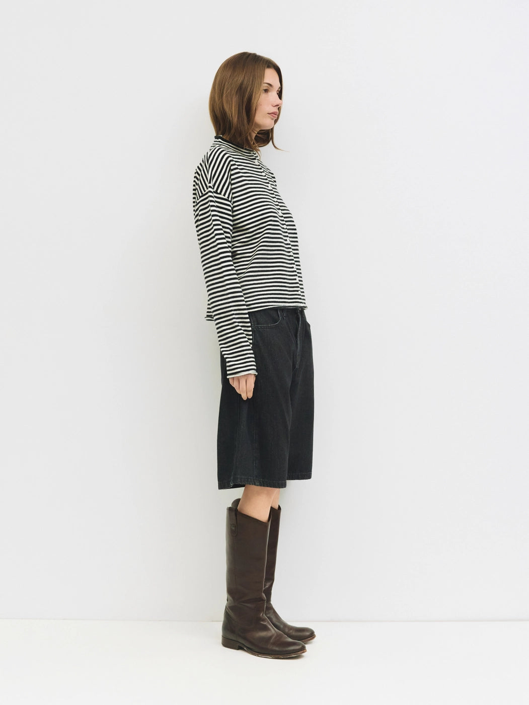 ELISA CARDIGAN - BLACK & WHITE