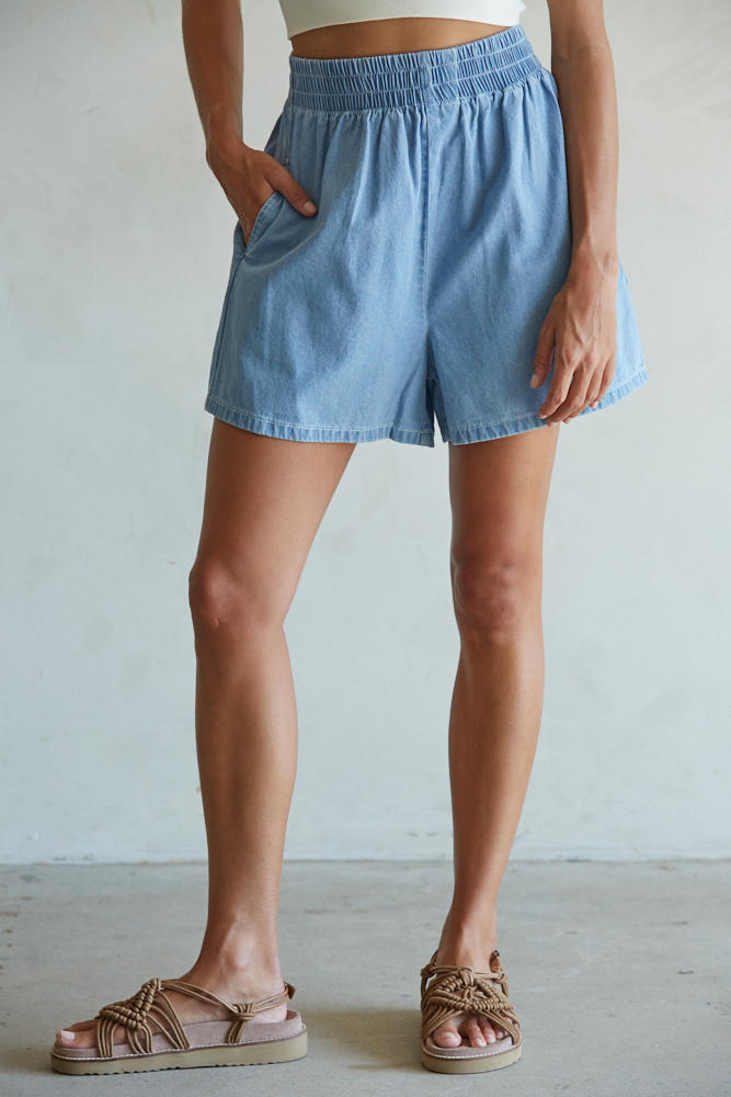 UPHILLS DENIM SHORTS