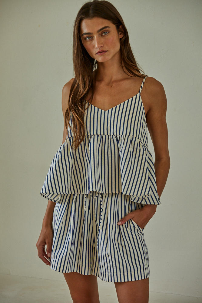 ELLAH STRIPED TOP