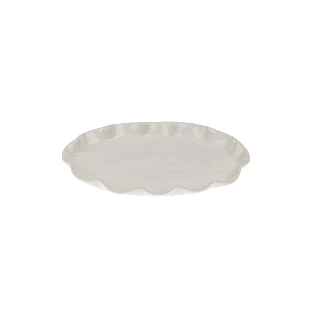 CALYPSO SCALLOPED PLATTER - SMALL