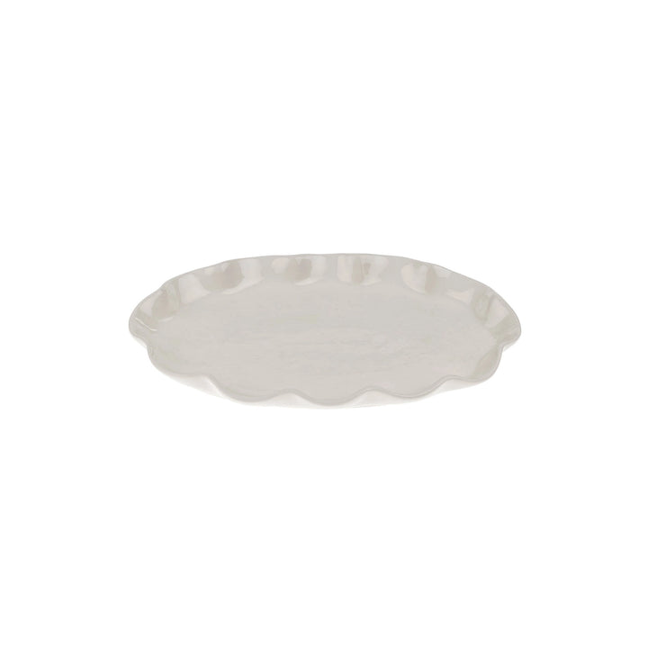 CALYPSO SCALLOPED PLATTER - SMALL