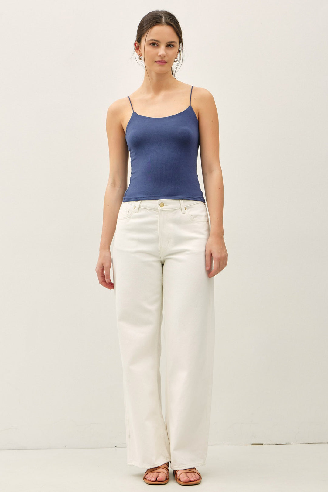 SOFTY CAMI TANK - DARK DENIM