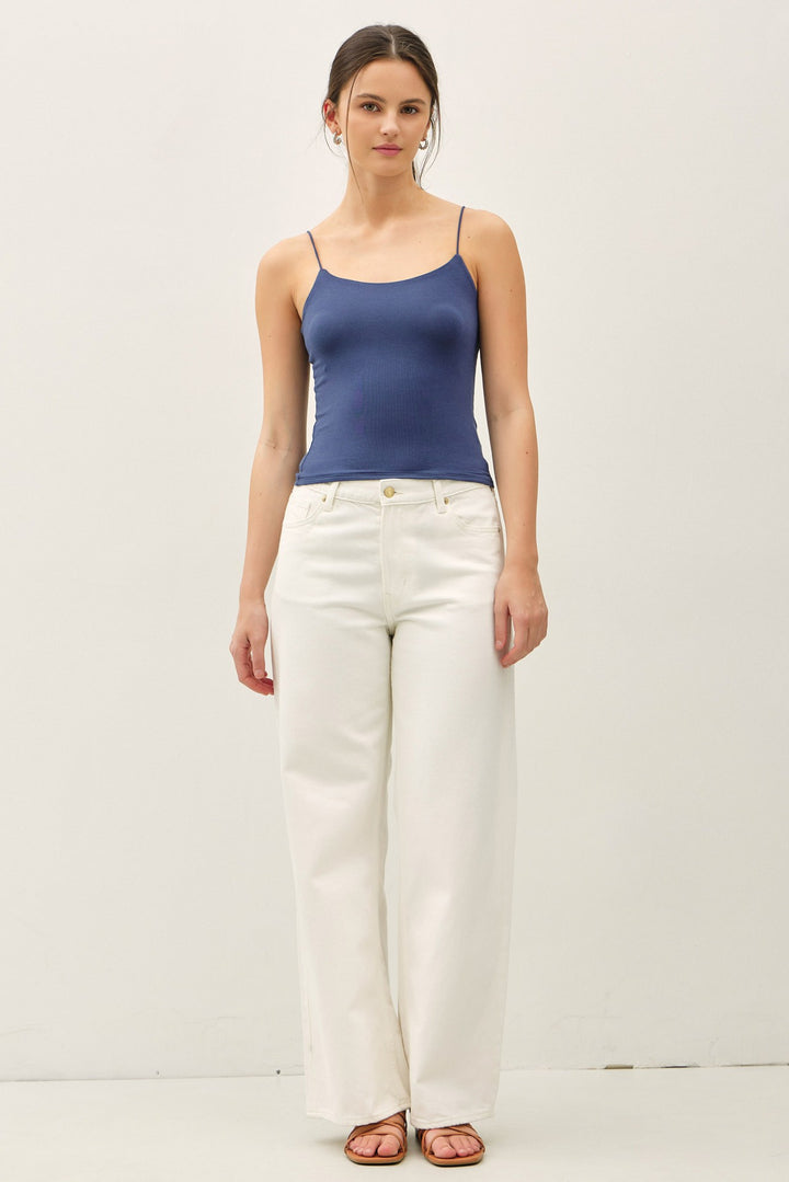 SOFTY CAMI TANK - DARK DENIM