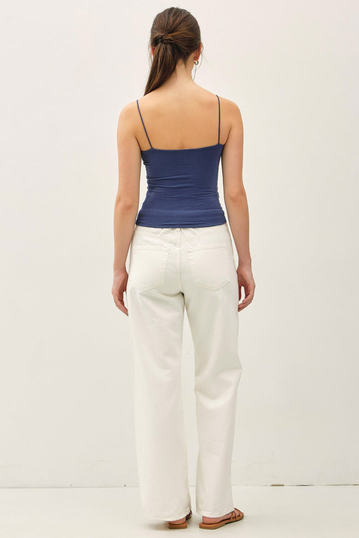 SOFTY CAMI TANK - DARK DENIM