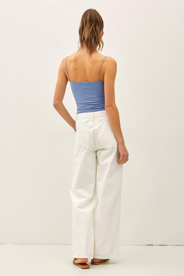 SOFTY CAMI TANK - DENIM BLUE