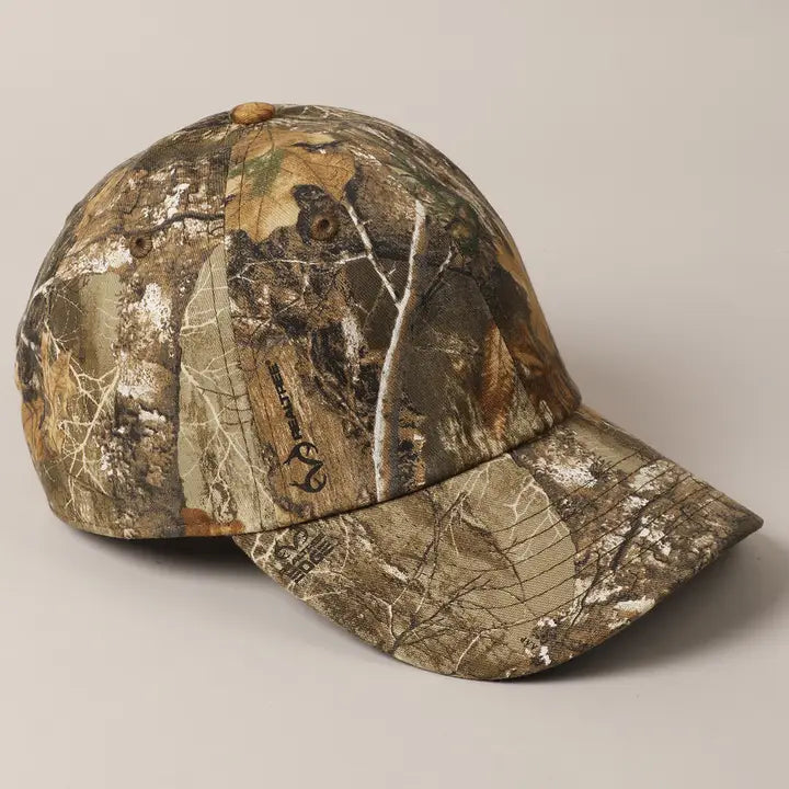 CAMO BASEBALL CAP