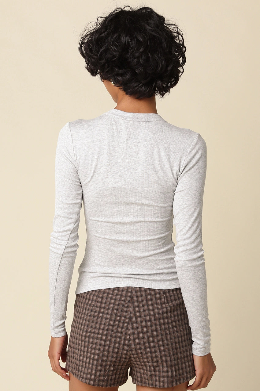 CARLY CARDIGAN TOP - GREY