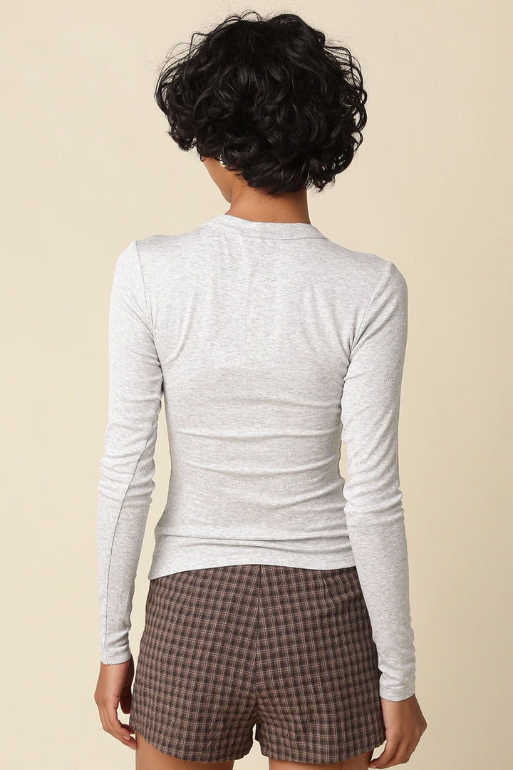 CARLY CARDIGAN TOP - GREY