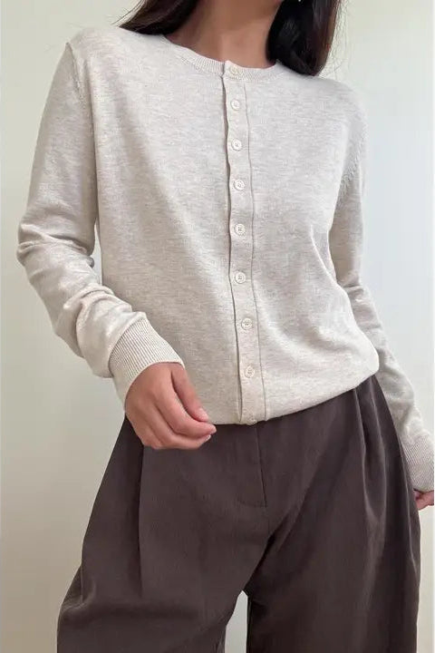 CAROL CARDIGAN - BEIGE