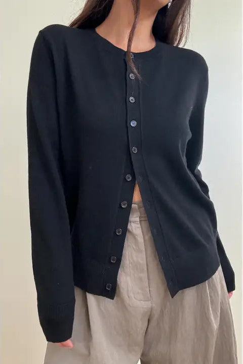 CAROL CARDIGAN - BLACK