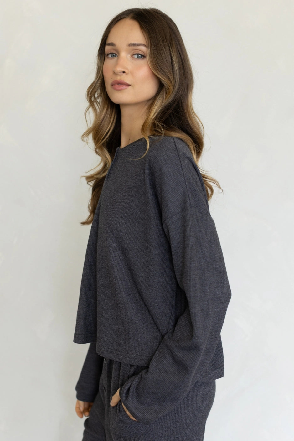 CHLO WAFFLE TOP
