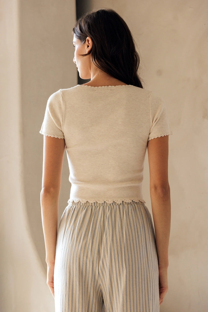 CLARA RIBBED TOP