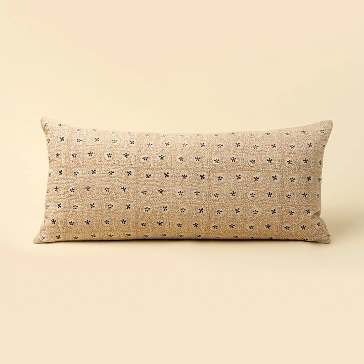 CLOVER BLOCK PRINT PILLOW