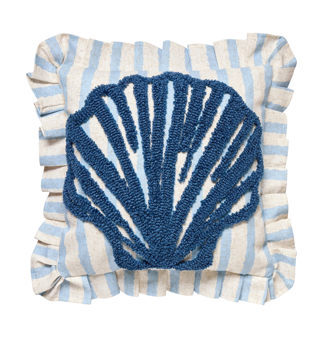COASTAL SHELL PILLOW