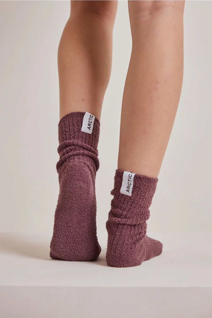 COSY SOCKS - MAUVE
