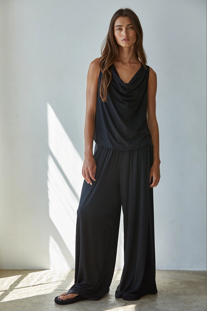 COWL NECK TOP