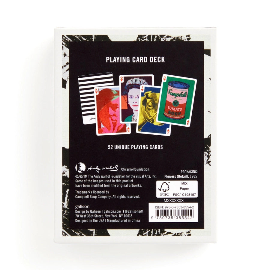 WARHOL POPART PLAYING CARDS