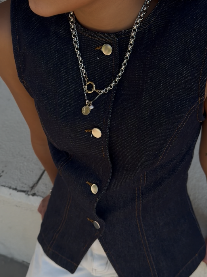 TALIA DENIM VEST