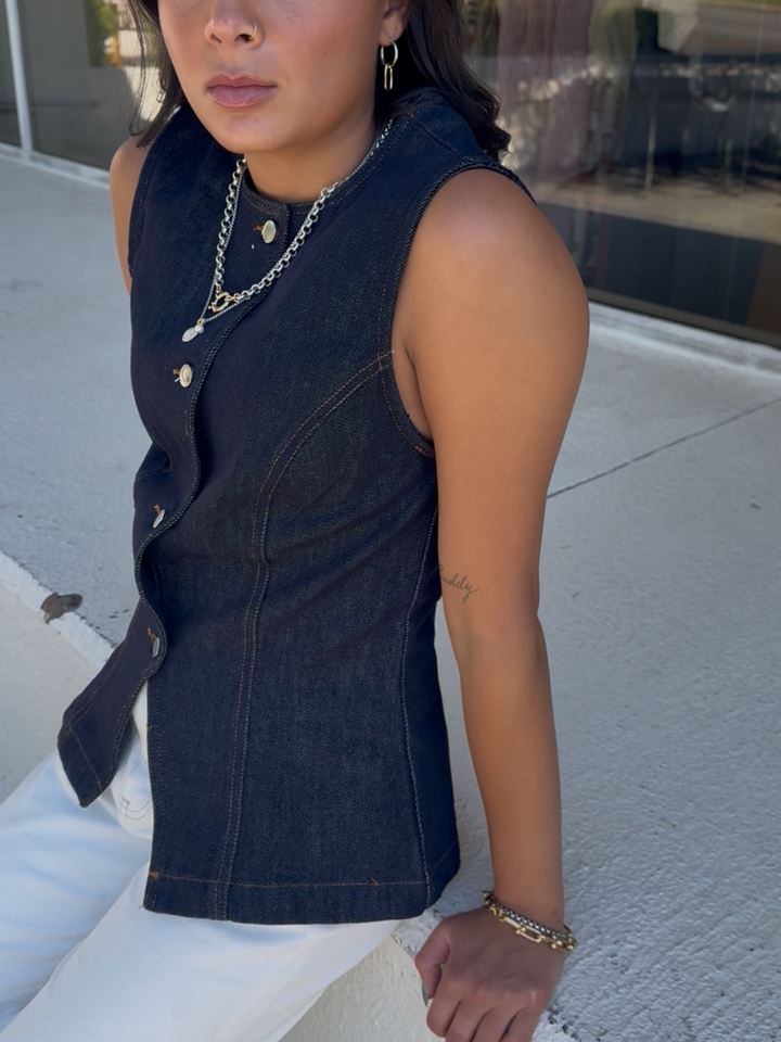 TALIA DENIM VEST