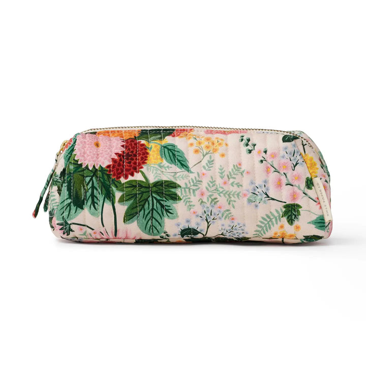 DAHLIA QUILTED POUCH - SMALL