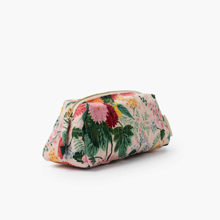 DAHLIA QUILTED POUCH - SMALL