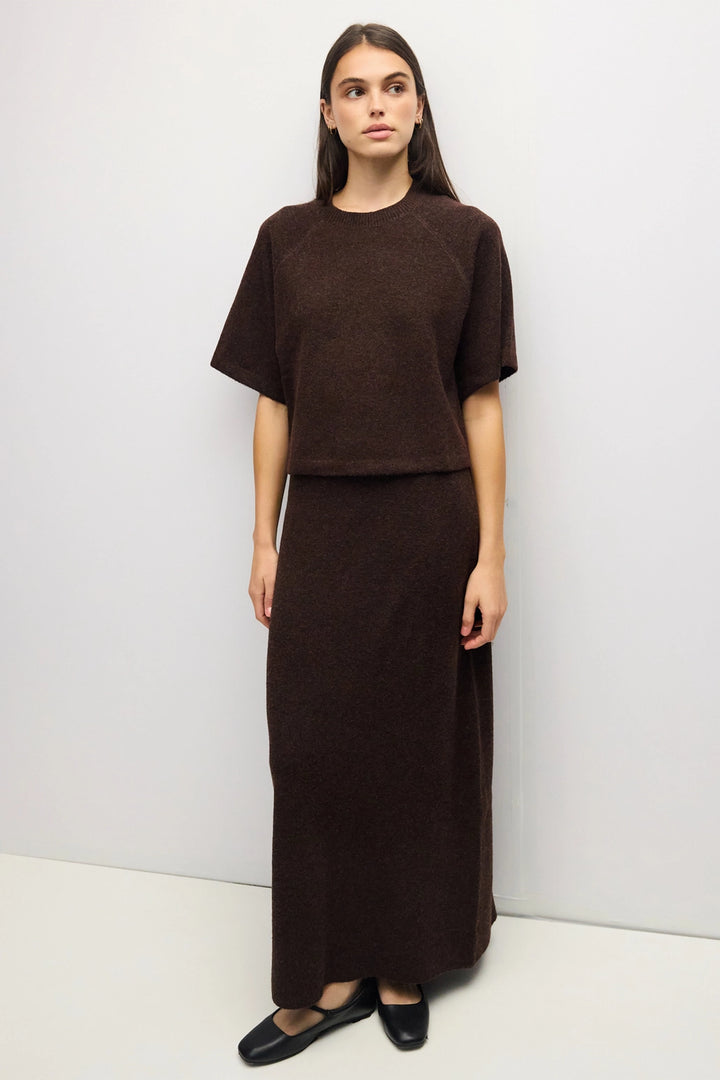 DANICA SKIRT - BROWN