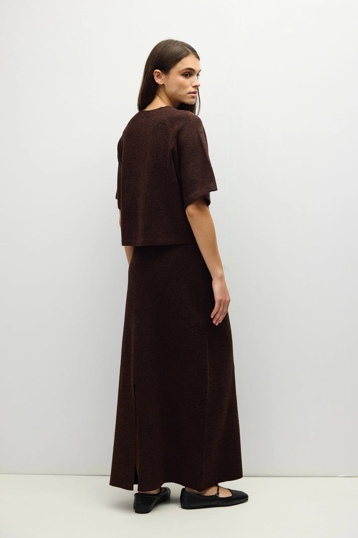 DANICA TOP - BROWN