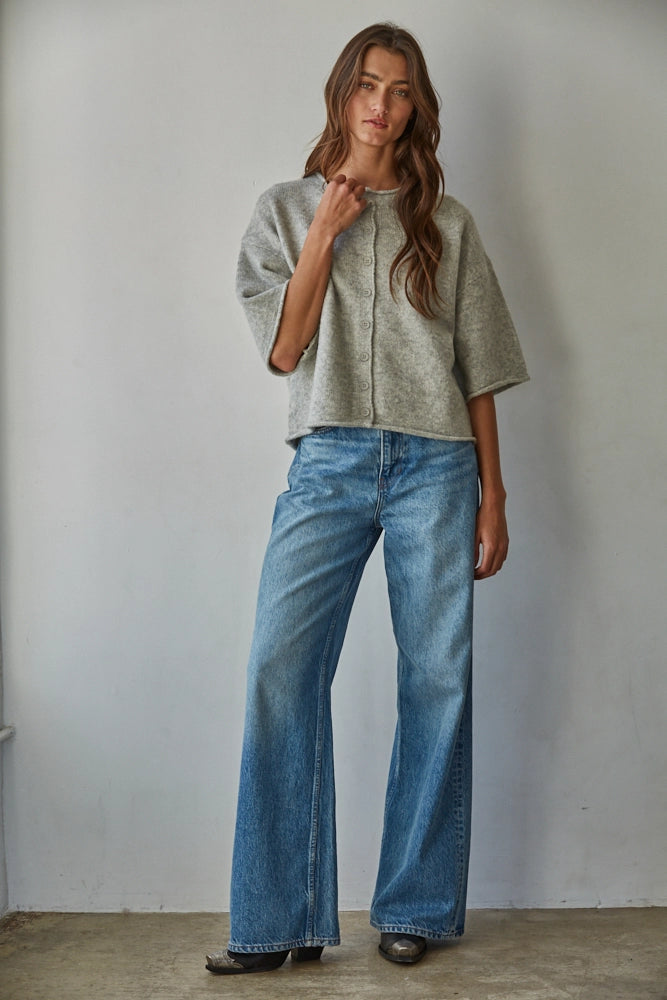 DARIA CARDIGAN - GREY