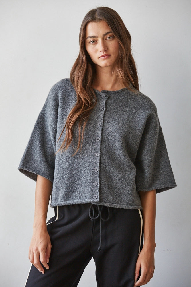 DARIA SWEATER - CHARCOAL