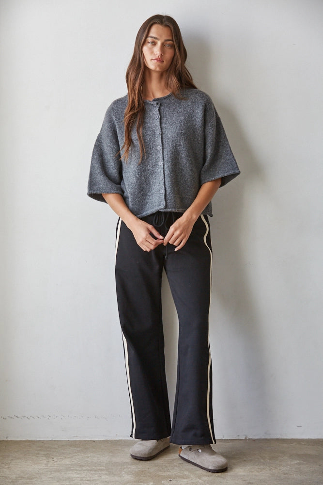 DARIA SWEATER - CHARCOAL