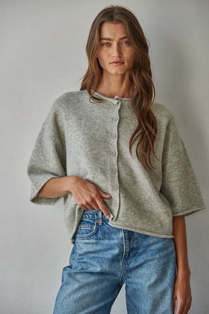 DARIA CARDIGAN - GREY