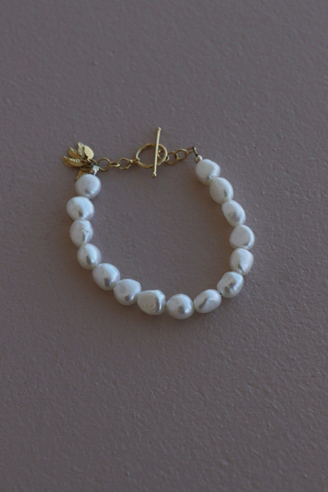 KESHI NUGGET PEARL BRACELET