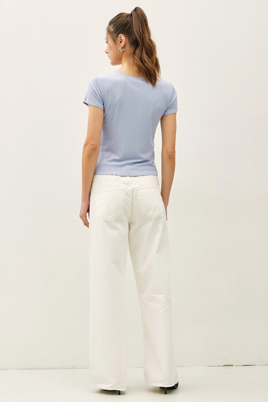 DEB RIBBED TEE