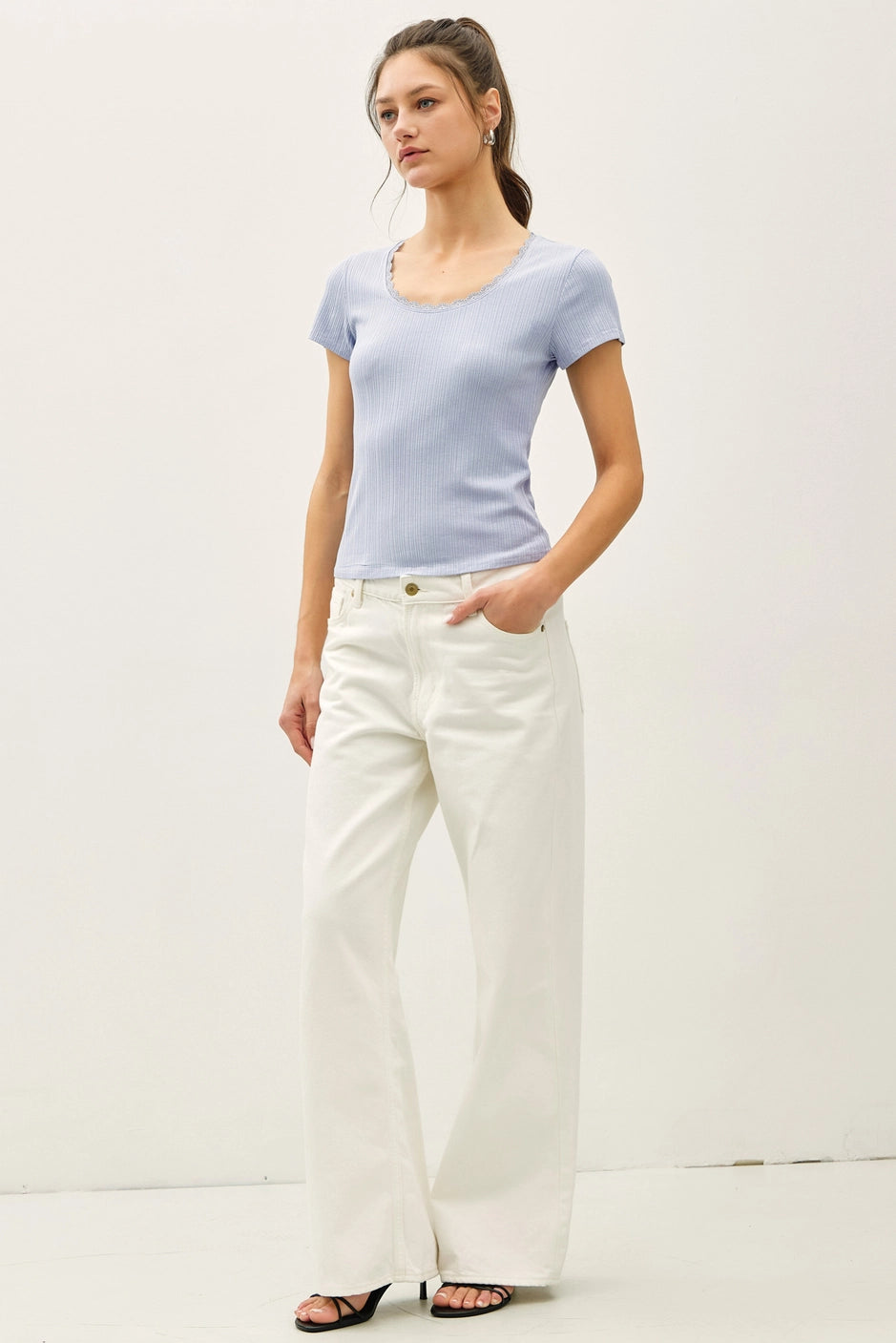 DEB RIBBED TEE