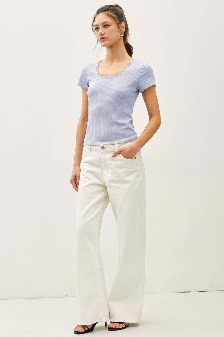 DEB RIBBED TEE