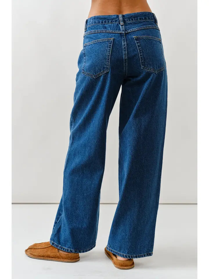 DRAWSTRING STRAIGHT JEAN