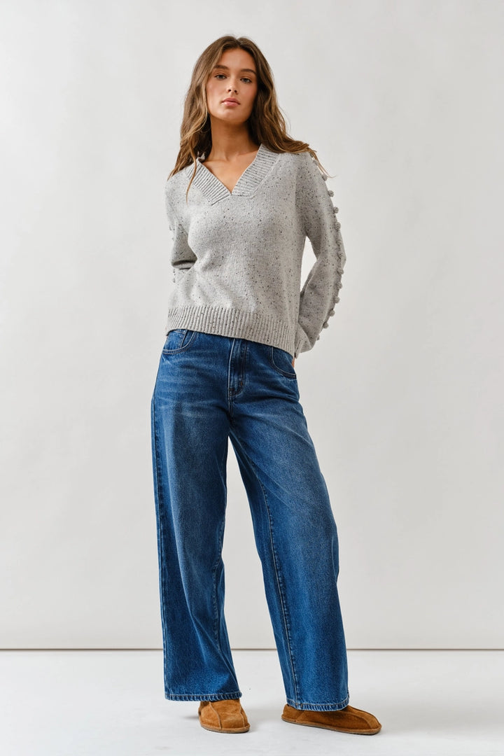DRAWSTRING STRAIGHT JEAN