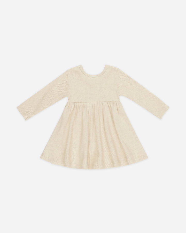 RIBBED LONGSLEEVE DRESS