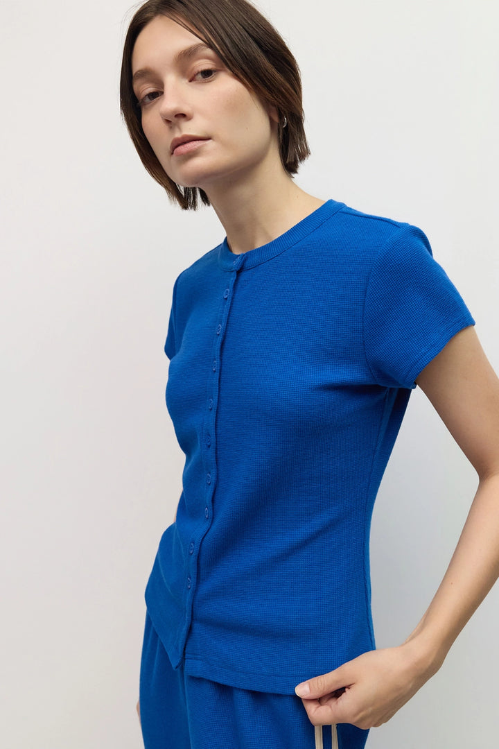 ENZO TOP - BLUE