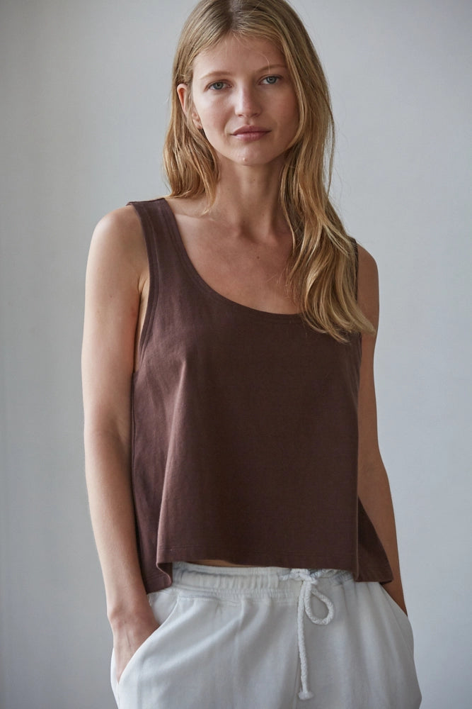 EVERYDAY SCOOP TANK - BROWN