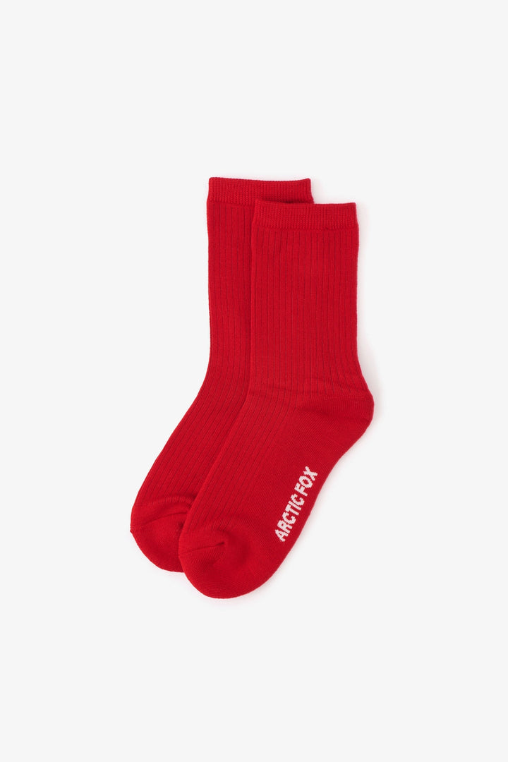 BAMBOO EVERYDAY SOCK - RED